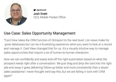 From the Experts: Creative Usecases for Ontraport’s Visual CRM